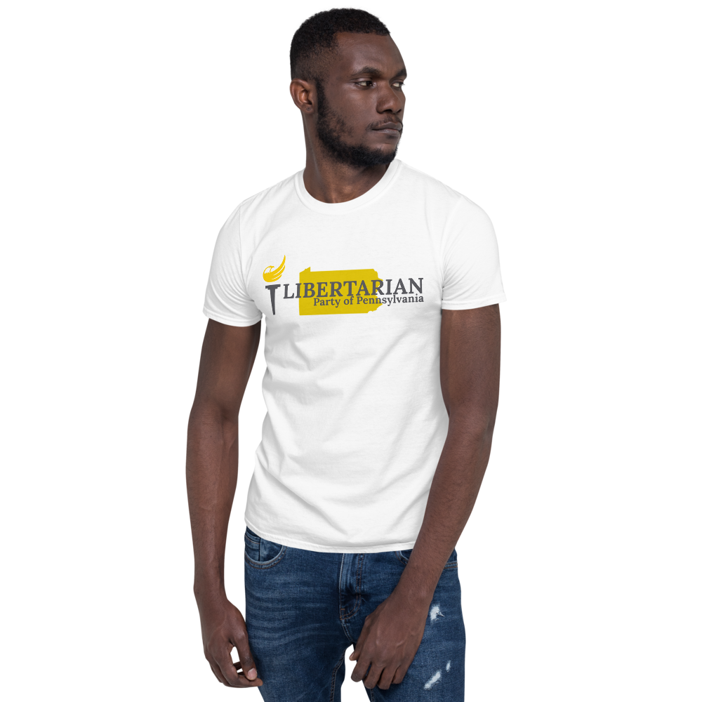 Libertarian Party of Pennsylvania Short-Sleeve Unisex T-Shirt - Proud Libertarian - Proud Libertarian