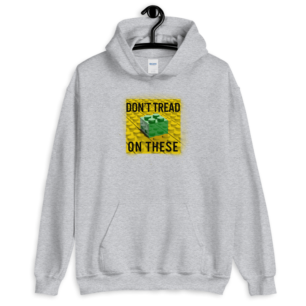 Don't Tread on These Bricks Unisex Hoodie - Proud Libertarian - Proud Libertarian