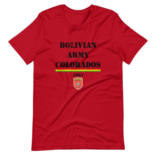 Bolivian Army 1967 Short-Sleeve Unisex T-Shirt - Proud Libertarian - Libertarian Frontier