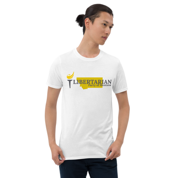 Libertarian Party of Montana Short-Sleeve Unisex T-Shirt - Proud Libertarian - Proud Libertarian