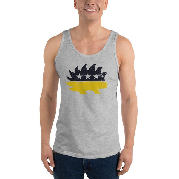 Ancap Porcupine Unisex Tank Top - Proud Libertarian - Libertarian Frontier