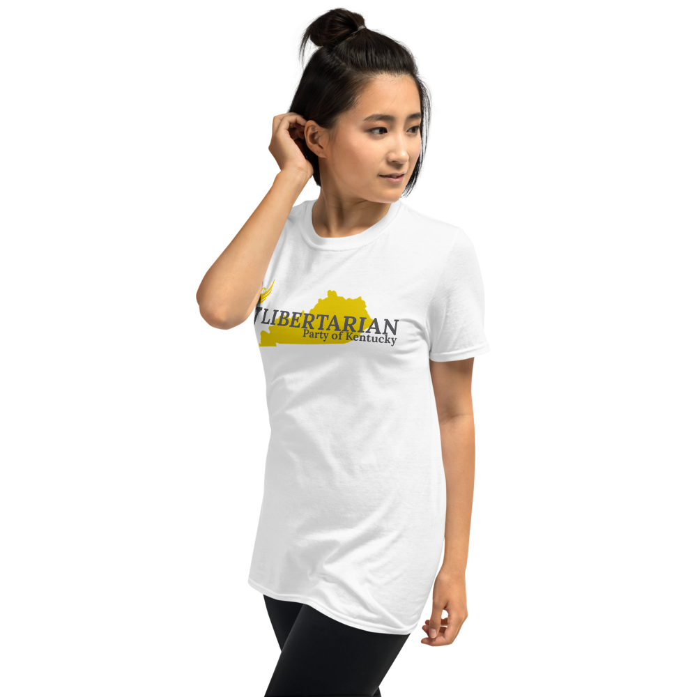 Libertarian Party of Kentucky Short-Sleeve Unisex T-Shirt - Proud Libertarian - Proud Libertarian