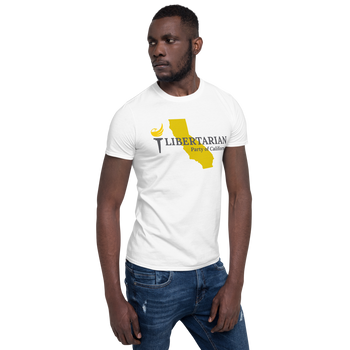 Libertarian Party of California Short-Sleeve Unisex T-Shirt - Proud Libertarian - Proud Libertarian