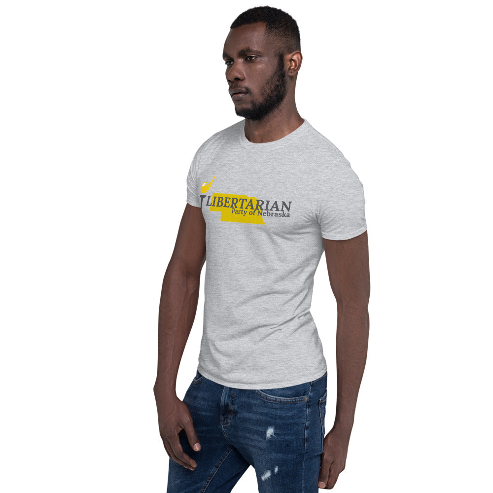 Libertarian Party of Nebraska Short-Sleeve Unisex T-Shirt - Proud Libertarian - Proud Libertarian