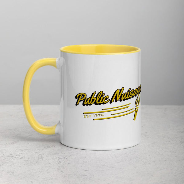 Public Nuisance Mug with Color Inside - Proud Libertarian - All on Georgia