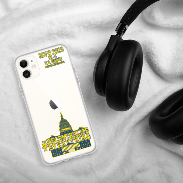 #Decentralize Everything Michael Rufo for Congress iPhone Case - Proud Libertarian - Michael Rufo