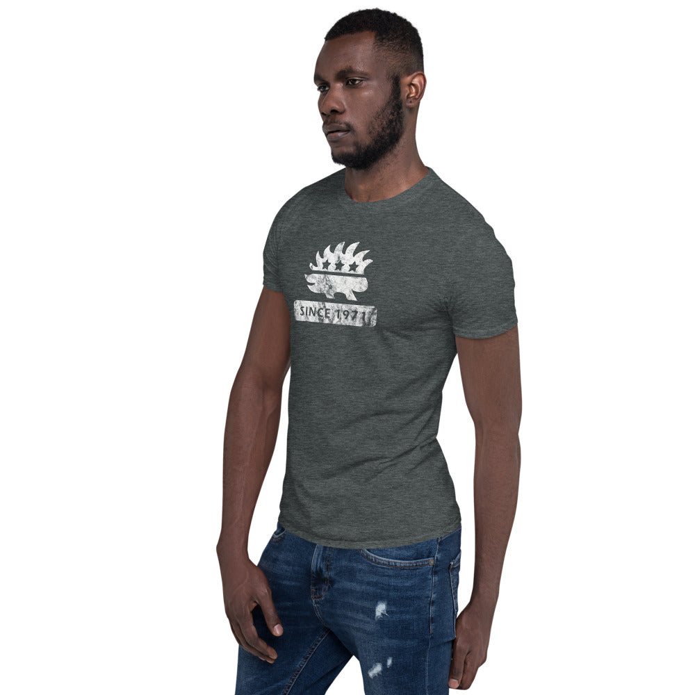 Libertarian Porcupine (Since 1971) Short-Sleeve Unisex T-Shirt - Proud Libertarian - Proud Libertarian