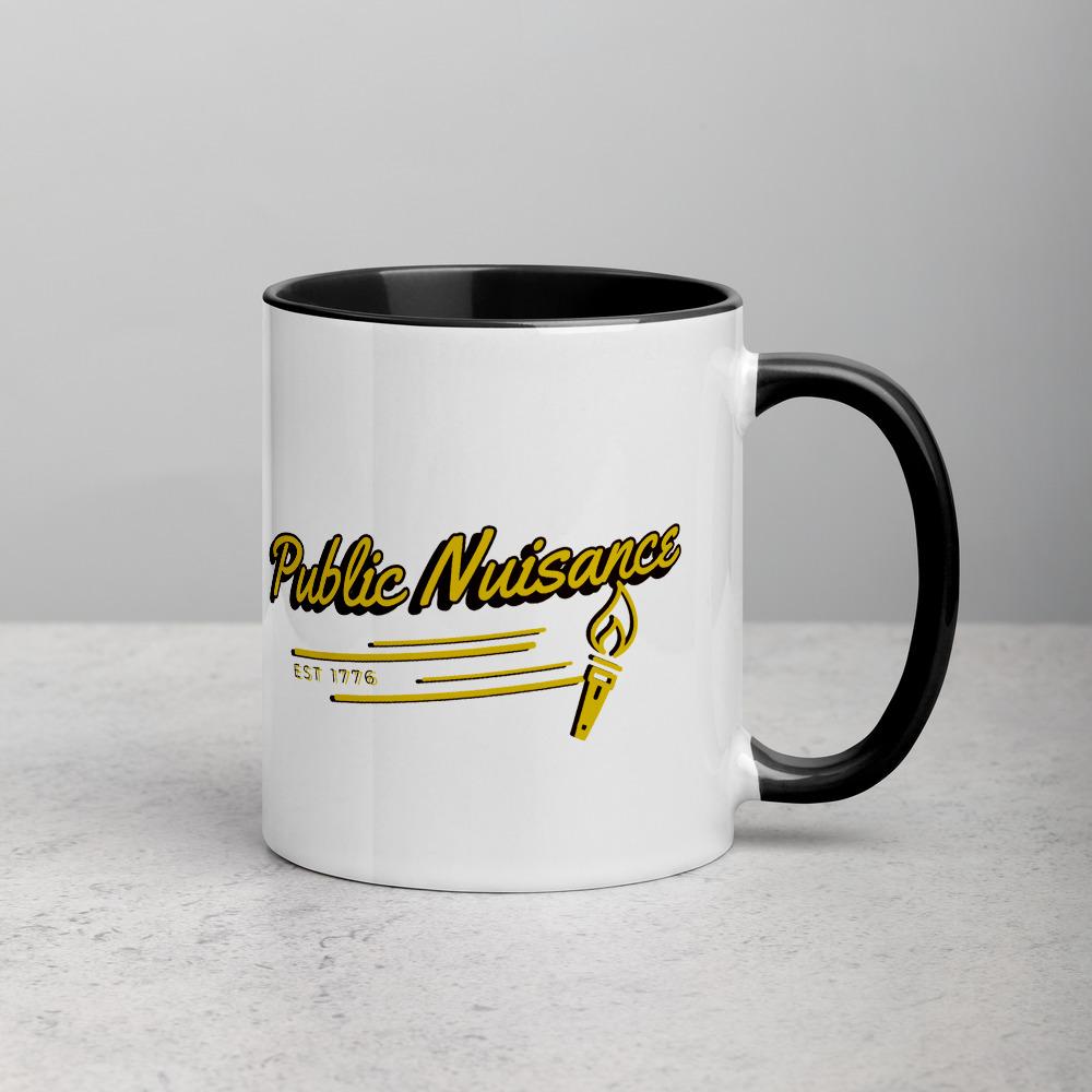 Public Nuisance Mug with Color Inside - Proud Libertarian - All on Georgia