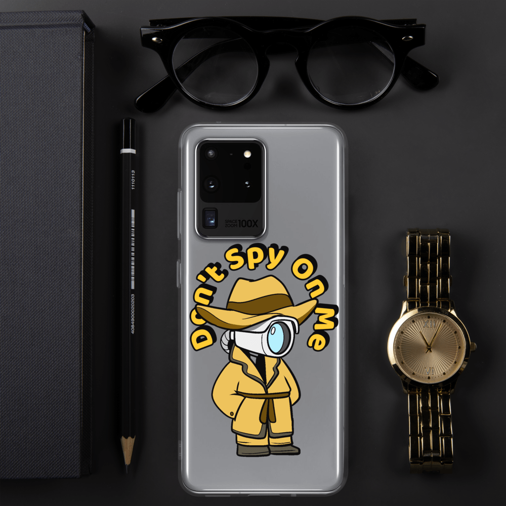 Don't Spy on Me Cartoon Samsung Case - Proud Libertarian - Cartoons of Liberty