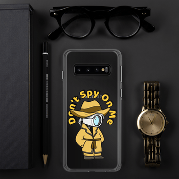 Don't Spy on Me Cartoon Samsung Case - Proud Libertarian - Cartoons of Liberty