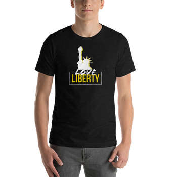 Love Liberty Short-Sleeve Unisex T-Shirt - Proud Libertarian - Proud Libertarian