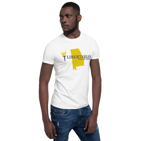 Libertarian Party of Alabama Short-Sleeve Unisex T-Shirt - Proud Libertarian - Libertarian Party of Alabama