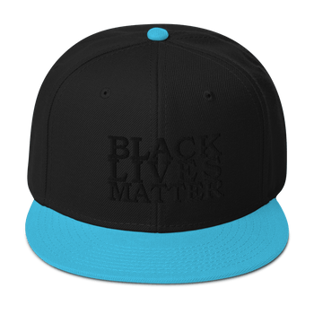 Black Lives Matter Low Contrast Snapback Hat - Proud Libertarian - Proud Libertarian