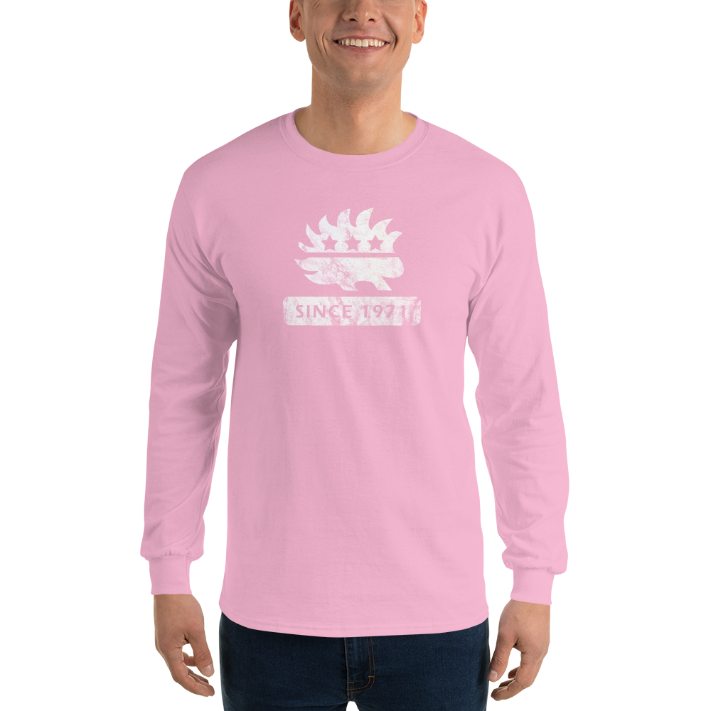 Libertarian Porcupine (Since 1971) Men’s Long Sleeve Shirt - Proud Libertarian - Proud Libertarian