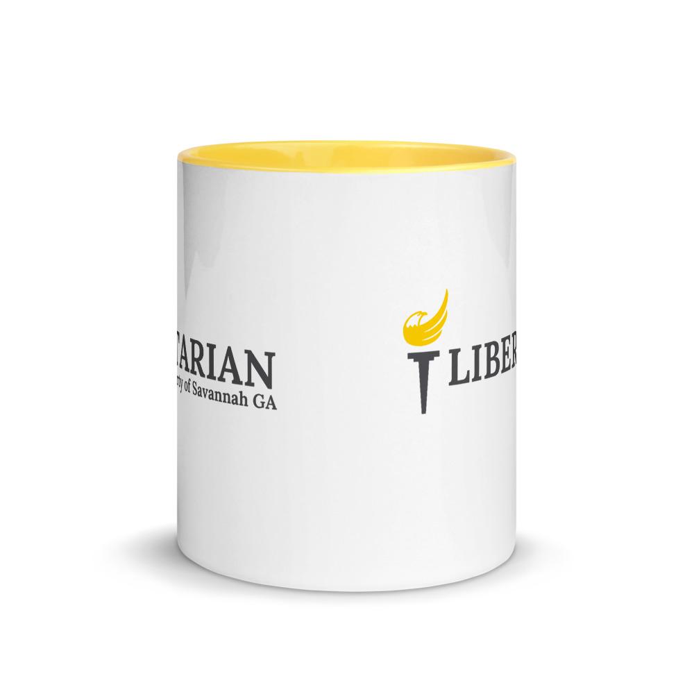 LP Savannah GA Mug with Color Inside - Proud Libertarian - Proud Libertarian