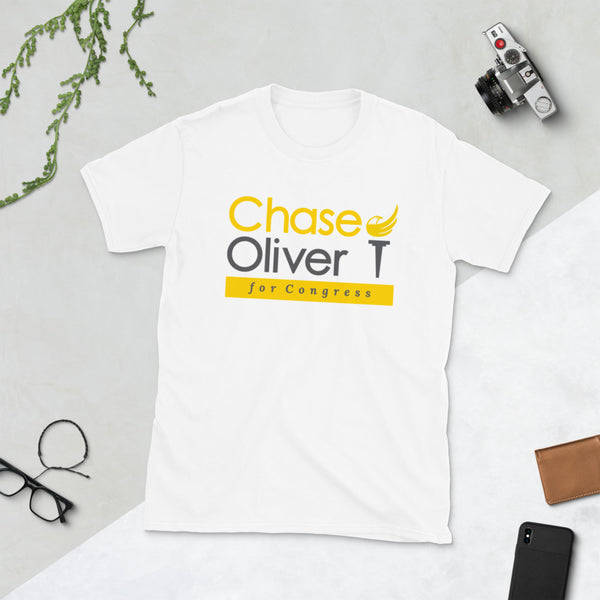 Chase Oliver for Congress Short-Sleeve Unisex T-Shirt - Proud Libertarian