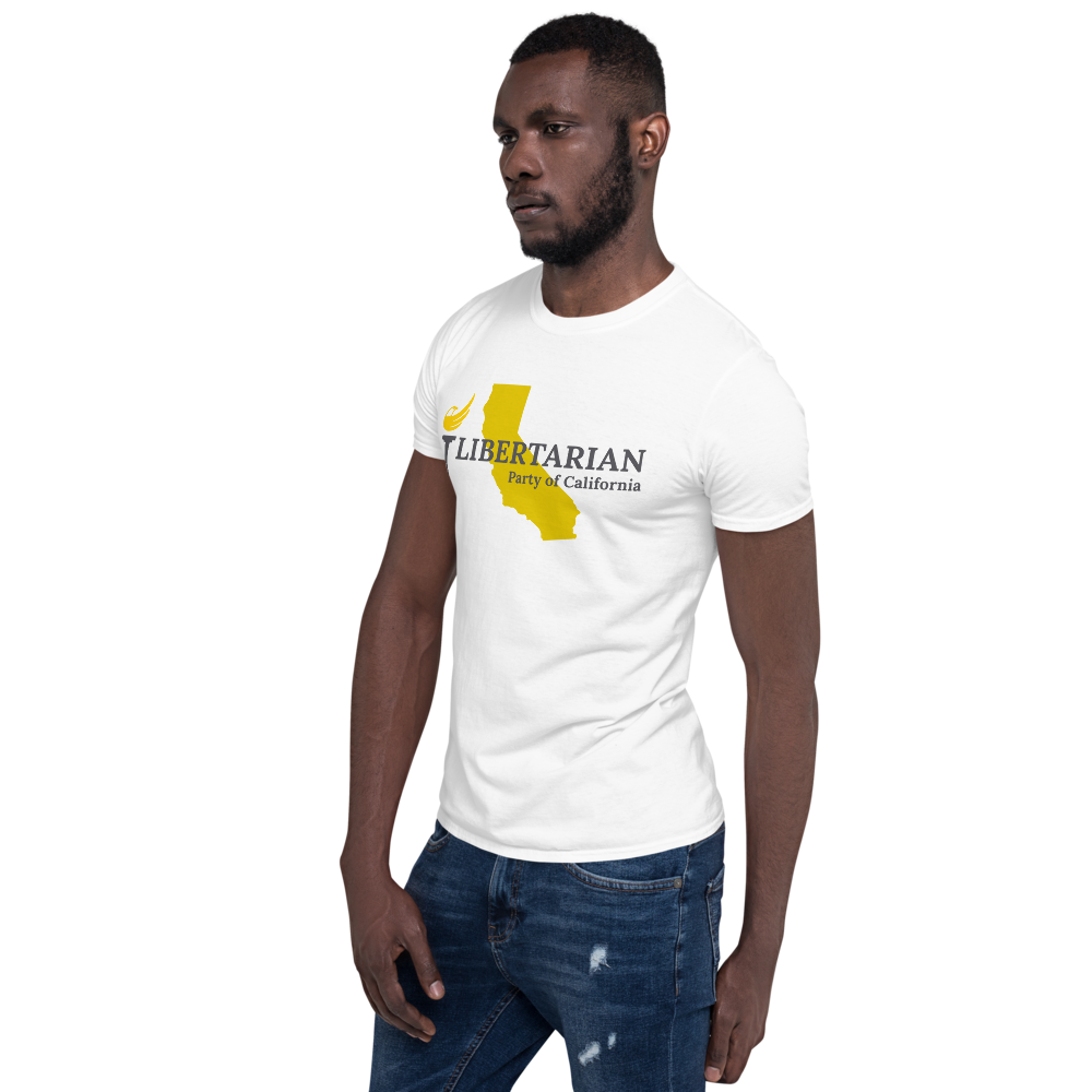 Libertarian Party of California Short-Sleeve Unisex T-Shirt - Proud Libertarian - Proud Libertarian