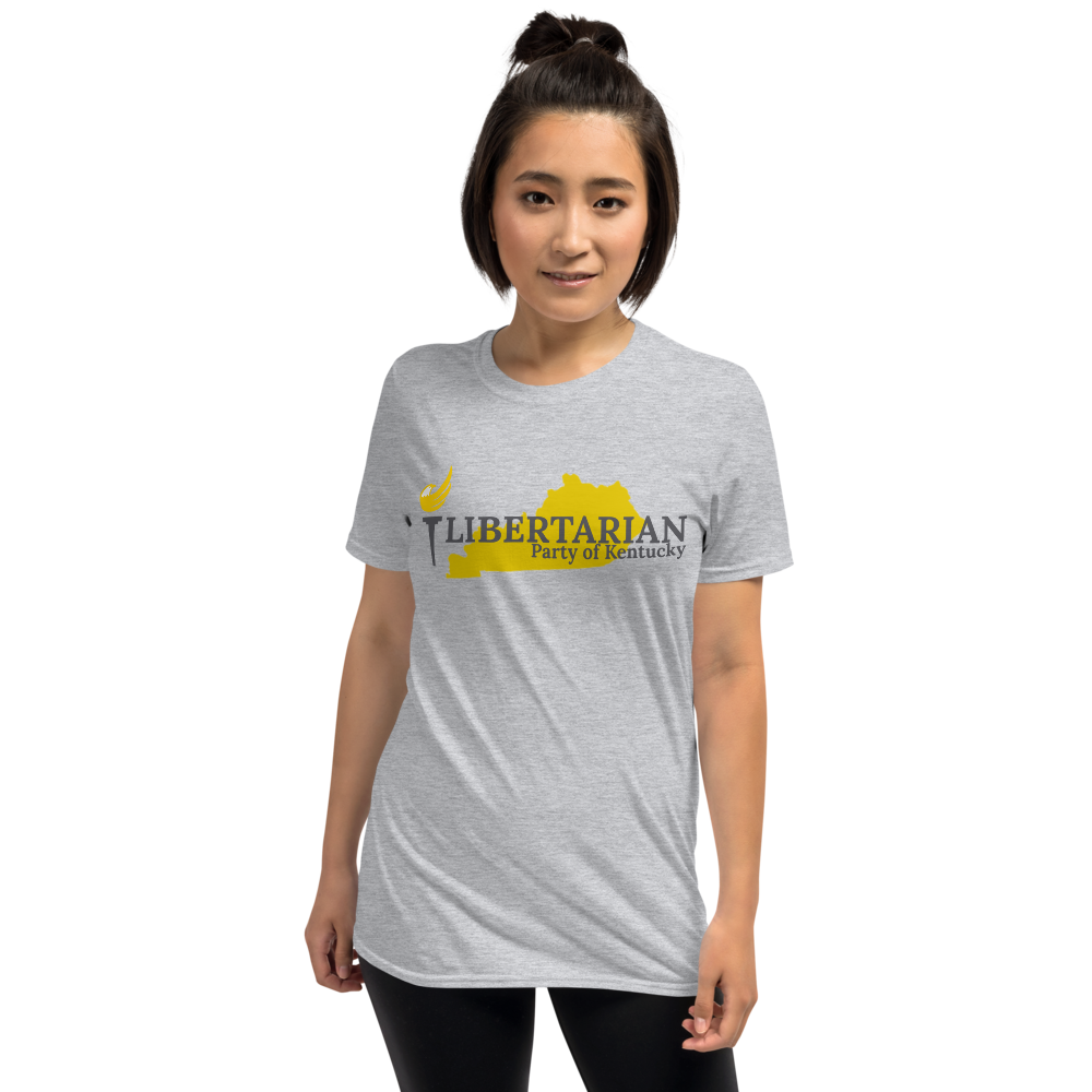 Libertarian Party of Kentucky Short-Sleeve Unisex T-Shirt - Proud Libertarian - Proud Libertarian