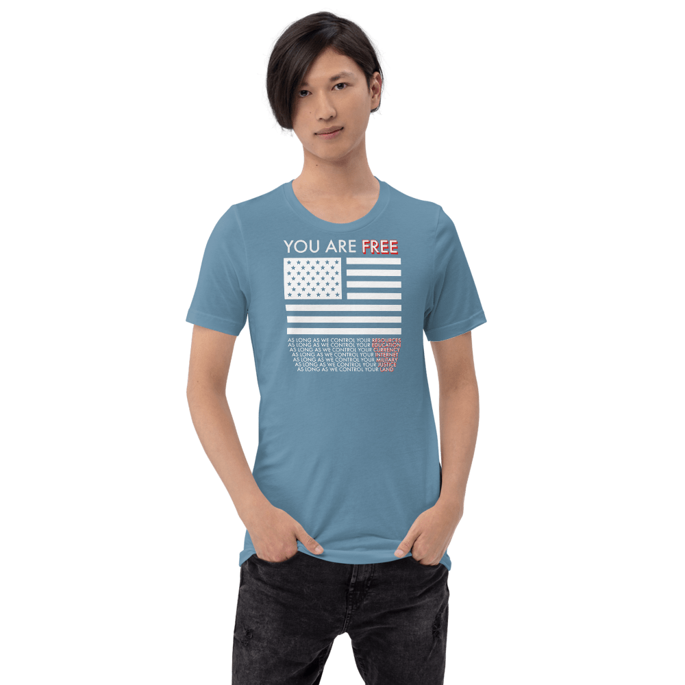 You are free Short-Sleeve Unisex T-Shirt - Proud Libertarian - Proud Libertarian