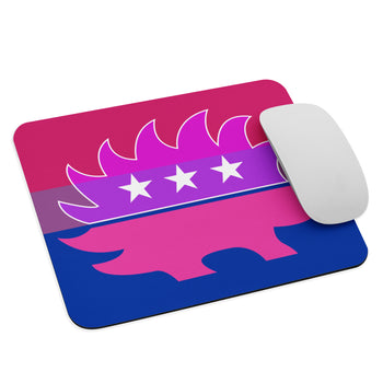 Libertarian Porcupine - LGBTQ - Bisexual Mouse pad - Proud Libertarian - Logik Reks