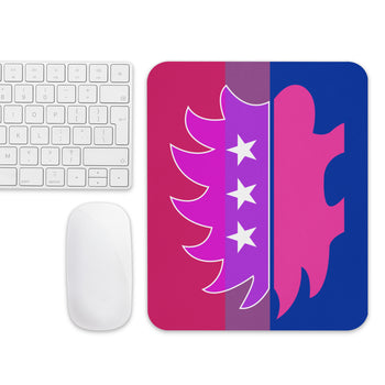 Libertarian Porcupine - LGBTQ - Bisexual Mouse pad - Proud Libertarian - Logik Reks