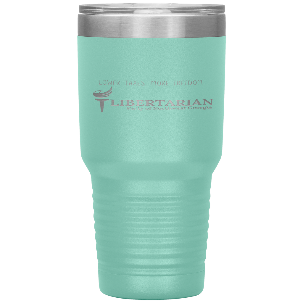 Libertarian Party of Northwest Georgia Tumbler 30oz - Proud Libertarian - Libertarian Party of Georgia