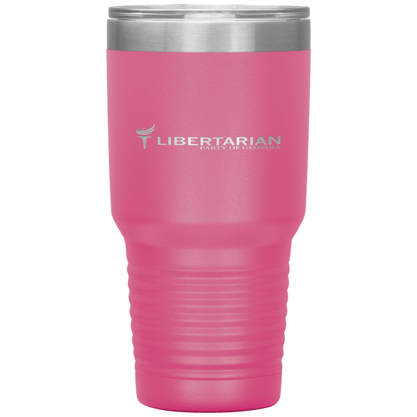 Libertarian Party of Georgia Tumbler 30oz - Proud Libertarian - Libertarian Party of Georgia