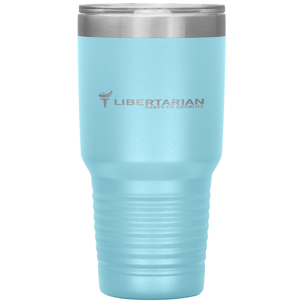 Libertarian Party of Georgia Tumbler 30oz - Proud Libertarian - Libertarian Party of Georgia