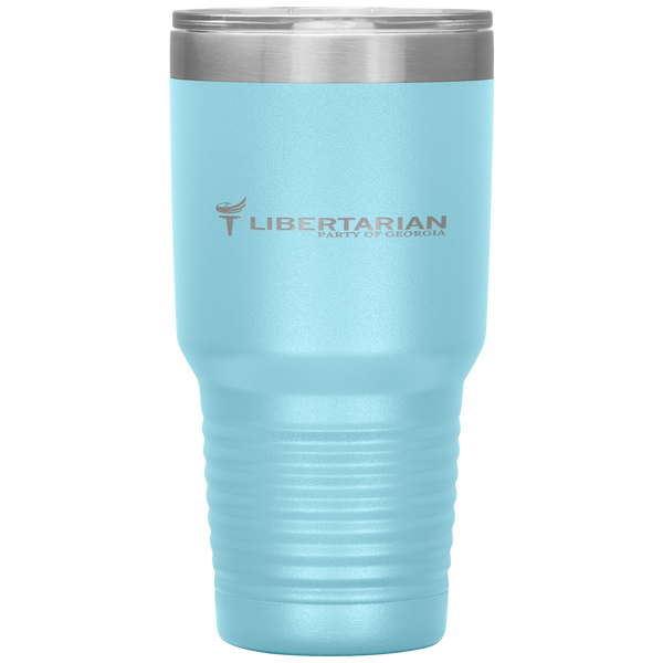 Libertarian Party of Georgia Tumbler 30oz - Proud Libertarian - Libertarian Party of Georgia