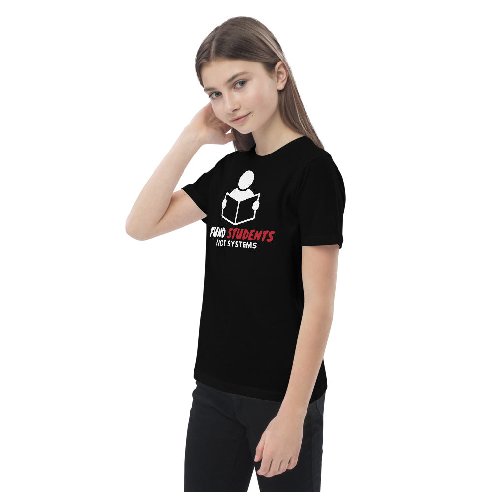 Fund Students, Not Systems Organic cotton kids t-shirt - Proud Libertarian - The Brian Nichols Show