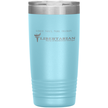 Libertarian Party of Northwest Georgia Tumbler 20oz - Proud Libertarian - Libertarian Party of Georgia