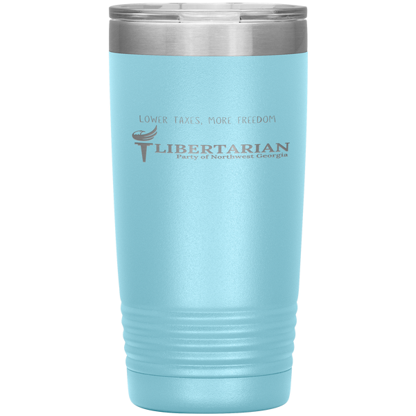 Libertarian Party of Northwest Georgia Tumbler 20oz - Proud Libertarian - Libertarian Party of Georgia