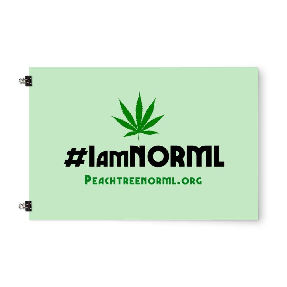 #IAmNORML Photo paper poster - Proud Libertarian - Peachtree NORML