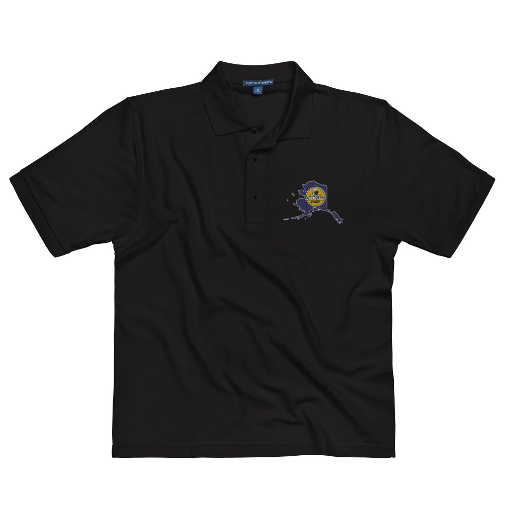 Alaska Libertarian Party Men's Premium Polo - Proud Libertarian - Alaska Libertarian Party