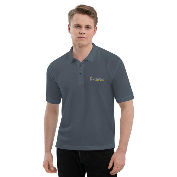 Libertarian Party of Georgia Men's Premium Polo - Proud Libertarian - Libertarian Party of Georgia