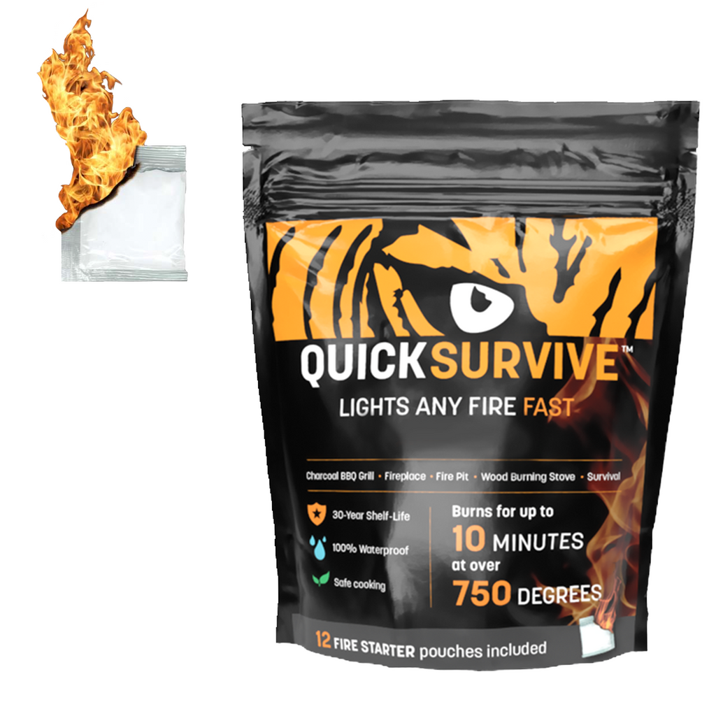 12 Piece Fire Starter by QUICKSURVIVE - Proud Libertarian - QUICKSURVIVE