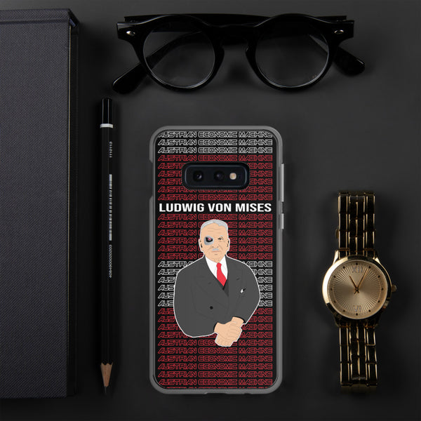 Ludwig von Mises - Austrian Economics Machine Samsung Case - Proud Libertarian - Hunter Wynn Designs