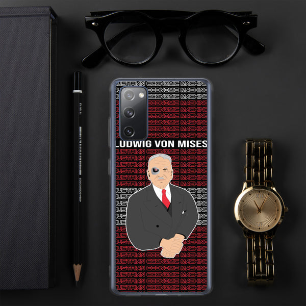 Ludwig von Mises - Austrian Economics Machine Samsung Case - Proud Libertarian - Hunter Wynn Designs