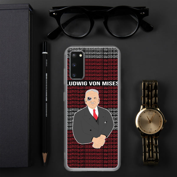 Ludwig von Mises - Austrian Economics Machine Samsung Case - Proud Libertarian - Hunter Wynn Designs