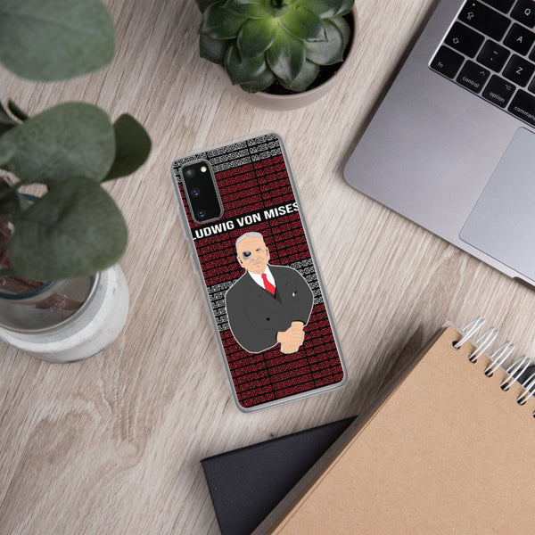 Ludwig von Mises - Austrian Economics Machine Samsung Case - Proud Libertarian - Hunter Wynn Designs