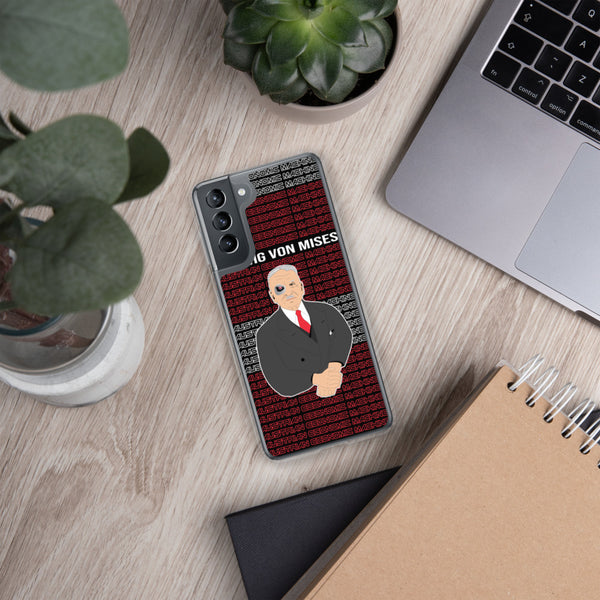 Ludwig von Mises - Austrian Economics Machine Samsung Case - Proud Libertarian - Hunter Wynn Designs