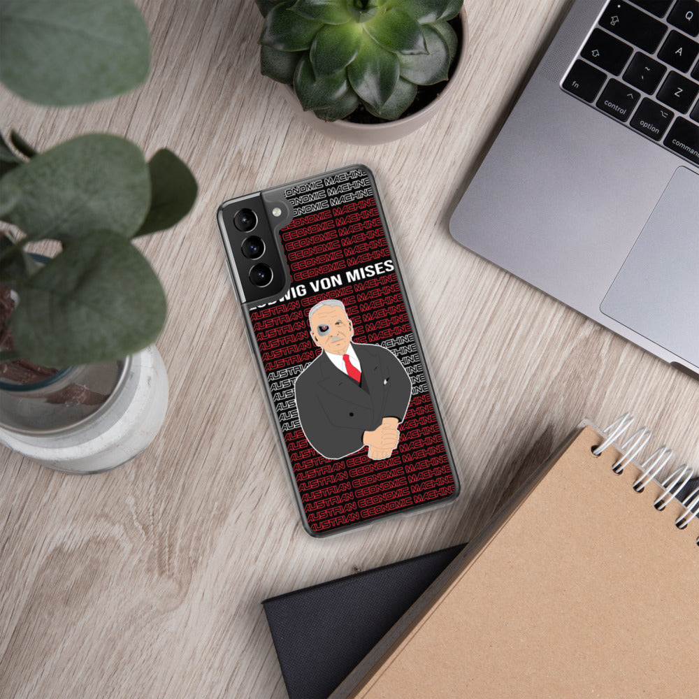 Ludwig von Mises - Austrian Economics Machine Samsung Case - Proud Libertarian - Hunter Wynn Designs