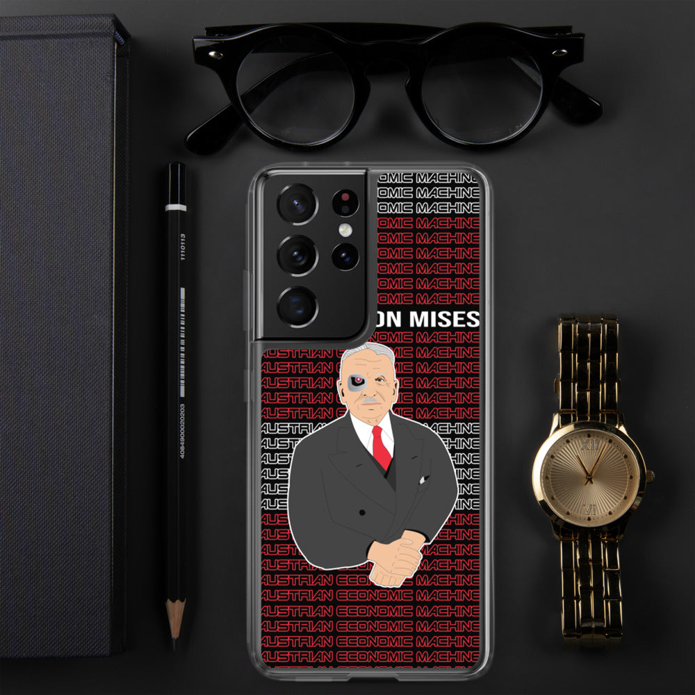 Ludwig von Mises - Austrian Economics Machine Samsung Case - Proud Libertarian - Hunter Wynn Designs