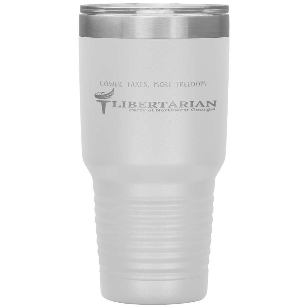 Libertarian Party of Northwest Georgia Tumbler 30oz - Proud Libertarian - Libertarian Party of Georgia