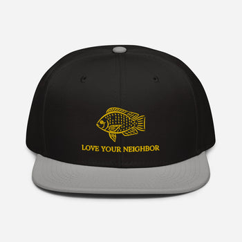 Love your Neighbor Snapback Hat - Proud Libertarian - Owluntaryist