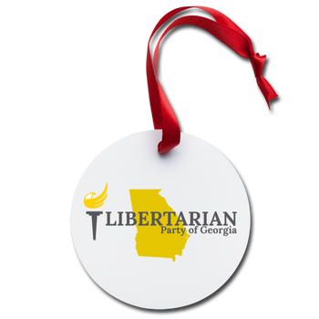 Libertarian Party of GA Holiday Ornament - Proud Libertarian - Proud Libertarian