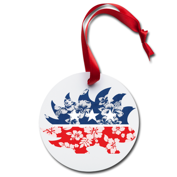 Hawaiian Porcupine Holiday Ornament - Proud Libertarian - Libertarian Frontier