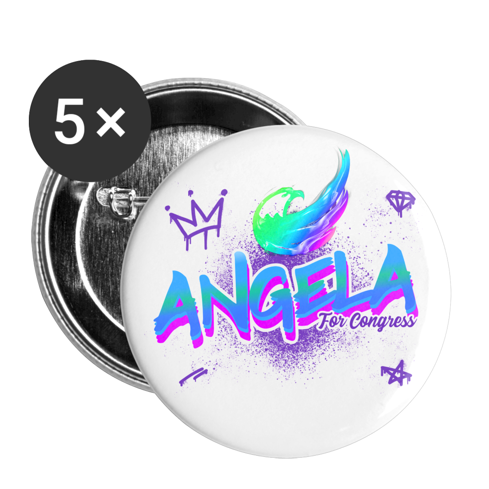 Angela For Congress Buttons large 2.2'' (5-pack) - Proud Libertarian - Angela Pence