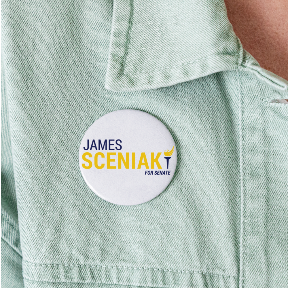 Sceniak for Senate Buttons large 2.2'' (5-pack) - Proud Libertarian - Sceniak for Senate