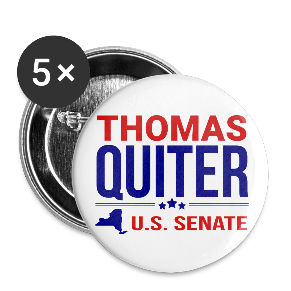 Quiter for US Senate Buttons large 2.2'' (5-pack) - Proud Libertarian - Thomas Quiter Campaign